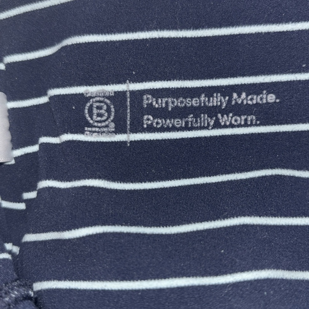 Athleta Chaturanga Yoga High Rise Cropped Striped Tights, Size S - Picture 12 of 16